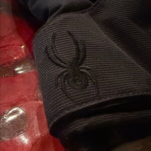 Spyder Black Insulated Gloves